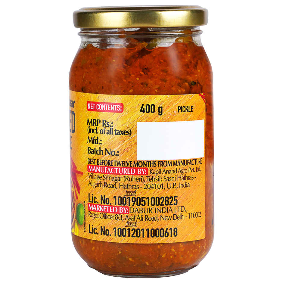 Dabur Hommade Mixed Pickle Bottle