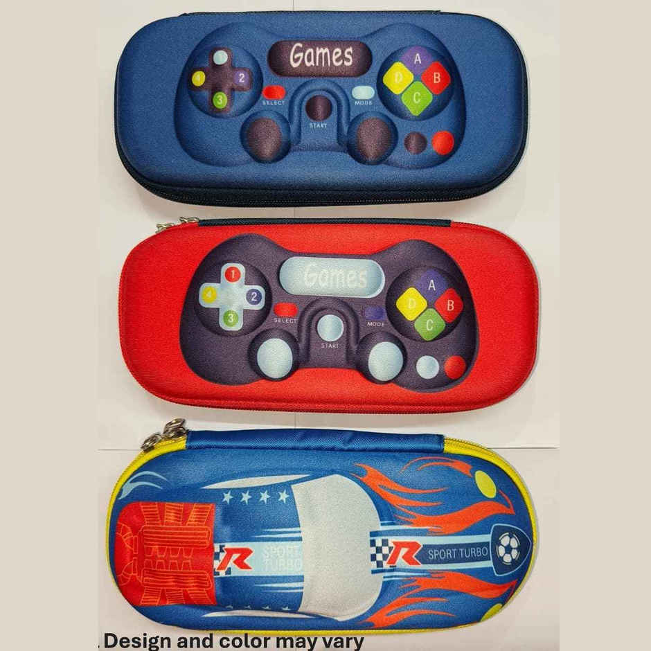 Chrome 7D Stationery Pouch (Design & Color May Vary)
