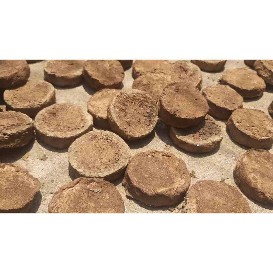 Divine Vibes Cow Dung Cake | Pack Of 9