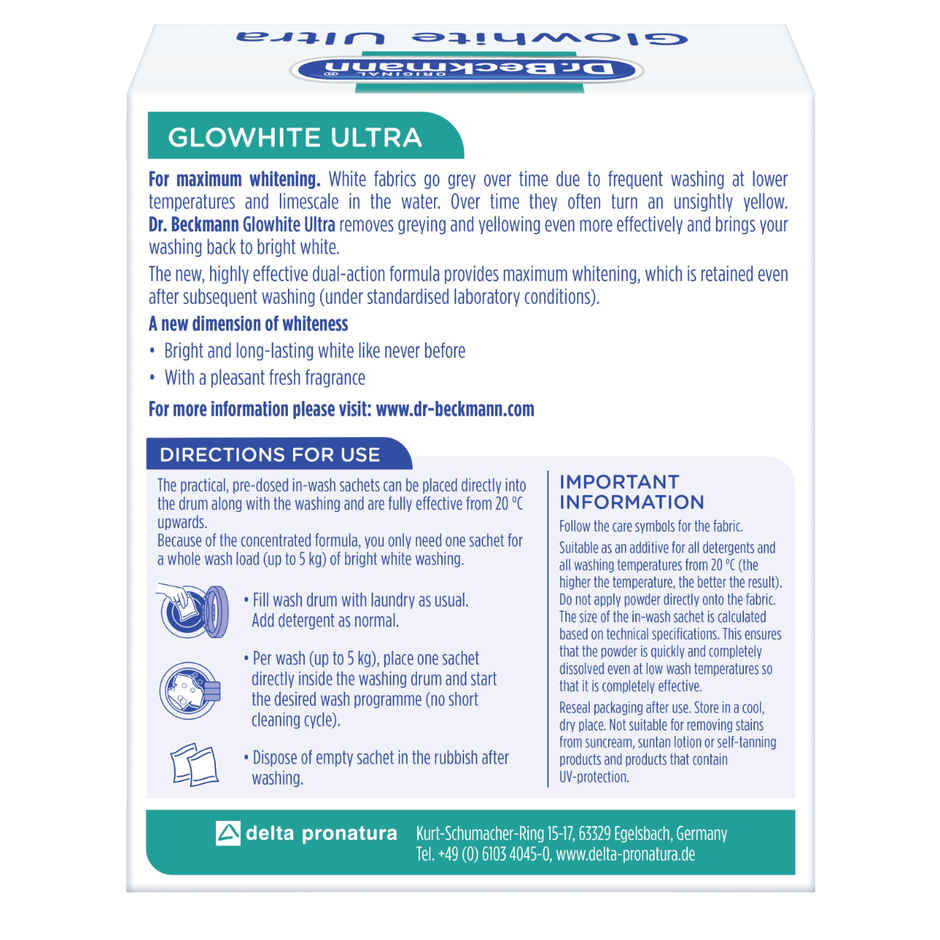 Dr. Beckmann GlowHite Ultra Fabric WHitener With Stain Remover For Clothes