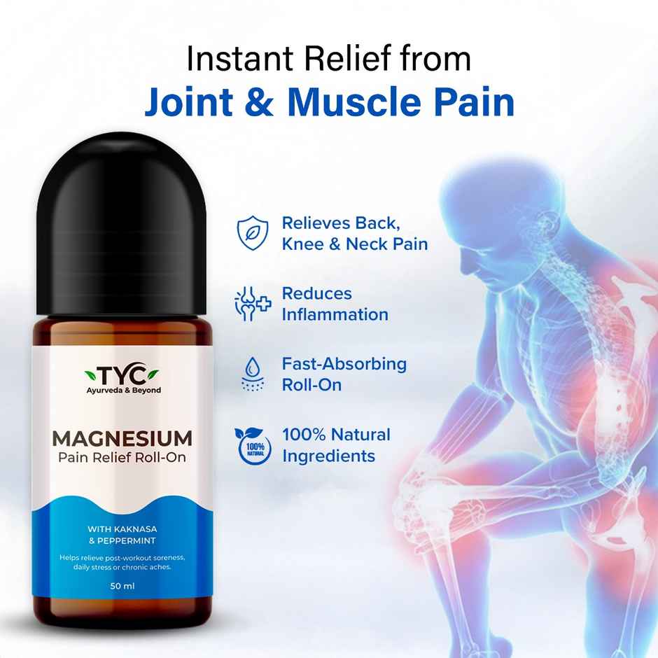 TYC Magnesium Pain Relief Rollon