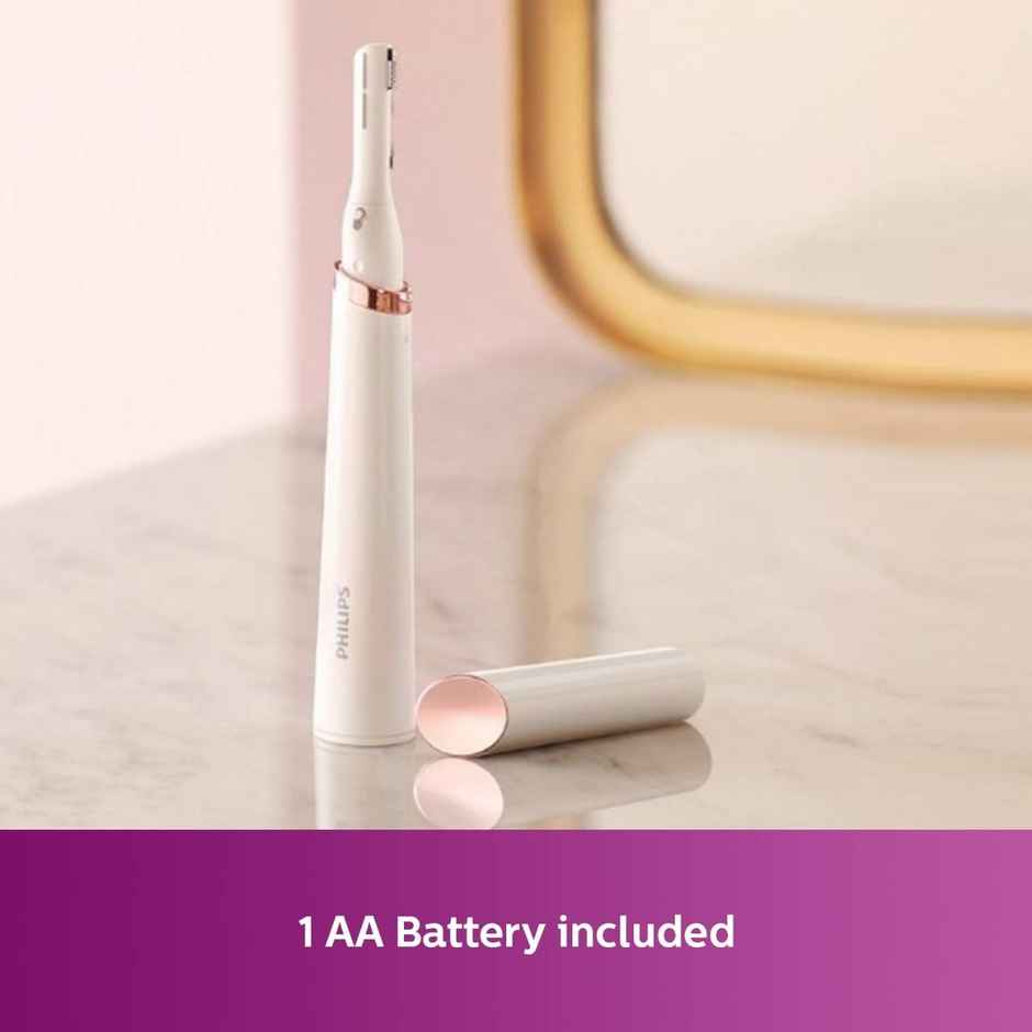 Philips Female Touch-ups Precision Trimmer|Eyebrows & Facial Trimmer for Women|HP6388/00