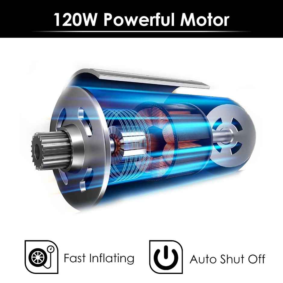 Agaro Primo Digital Tyre Inflator 120 W