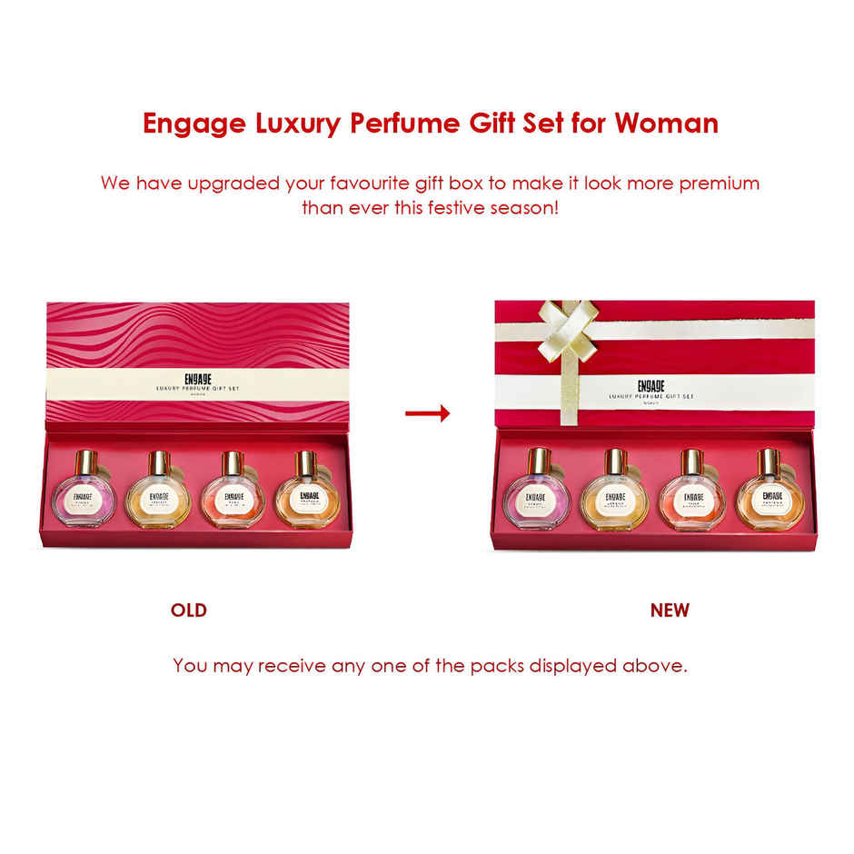 Engage Luxury Perfume Gift Set for Women, Travel Sized, Assorted Pack