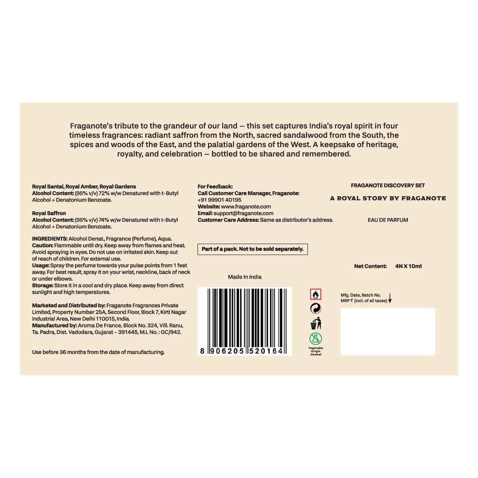 Fraganote A Royal Story | Discovery Set