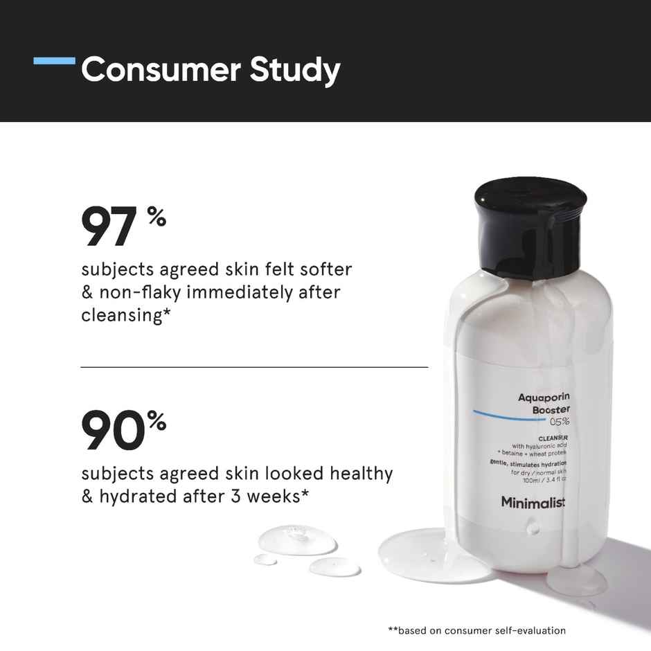 Minimalist Aquaporin Booster 05% Cleanser Face Wash