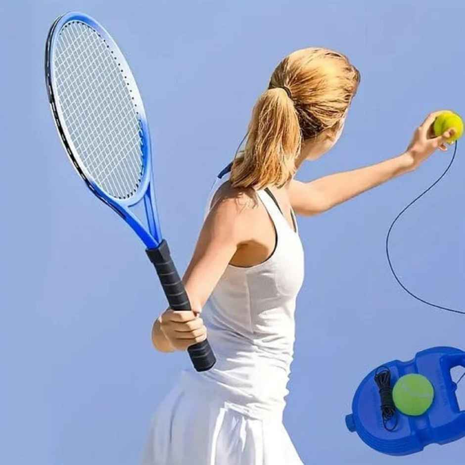Toyshine Tennis Trainer Rebound Ball for Self-Practice, Portable Training Tool for Kids