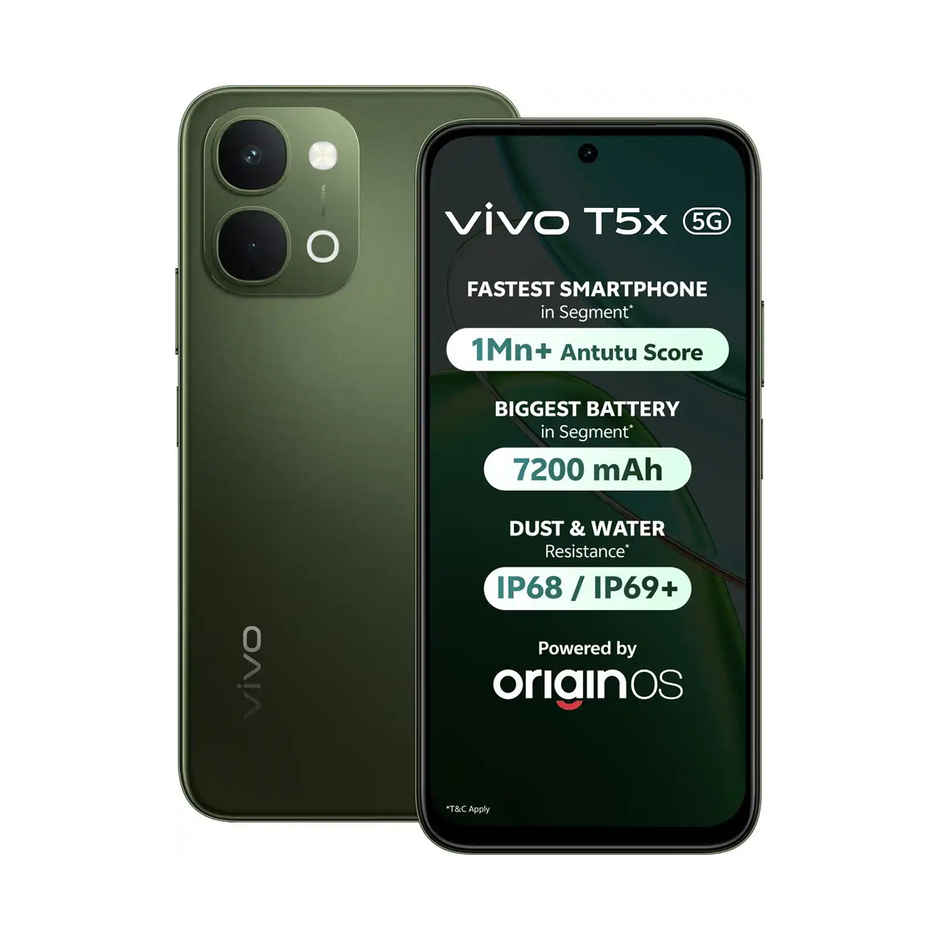 VIVO T5X 6GB RAM, 128 GB Staorage | CYBER GREEN