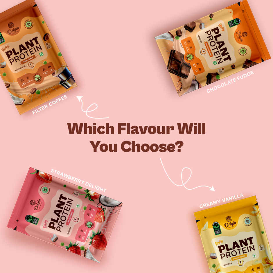 Origin Nutrition Daily Plant Protein Multiflavour, 4 Servings