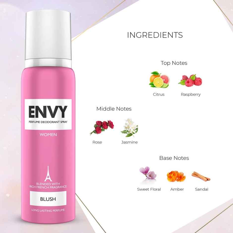 Envy Blush Perfume Deodorant Spray