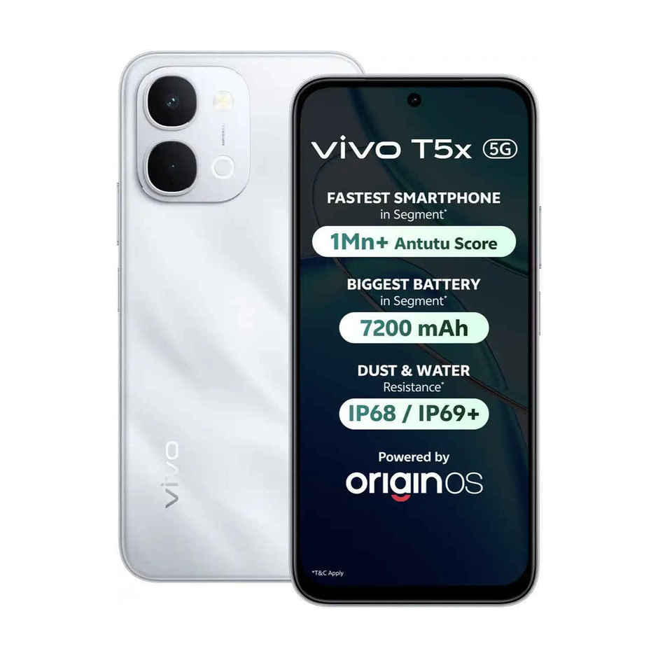Vivo T5X 8GB 256GB Star Silver