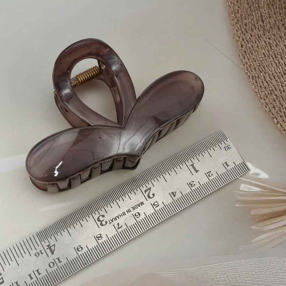 The Opal Factory Hair Accessories | Swan-Shaped Hair Claw Clips | Pack of 3 | Maroon, White, Peach