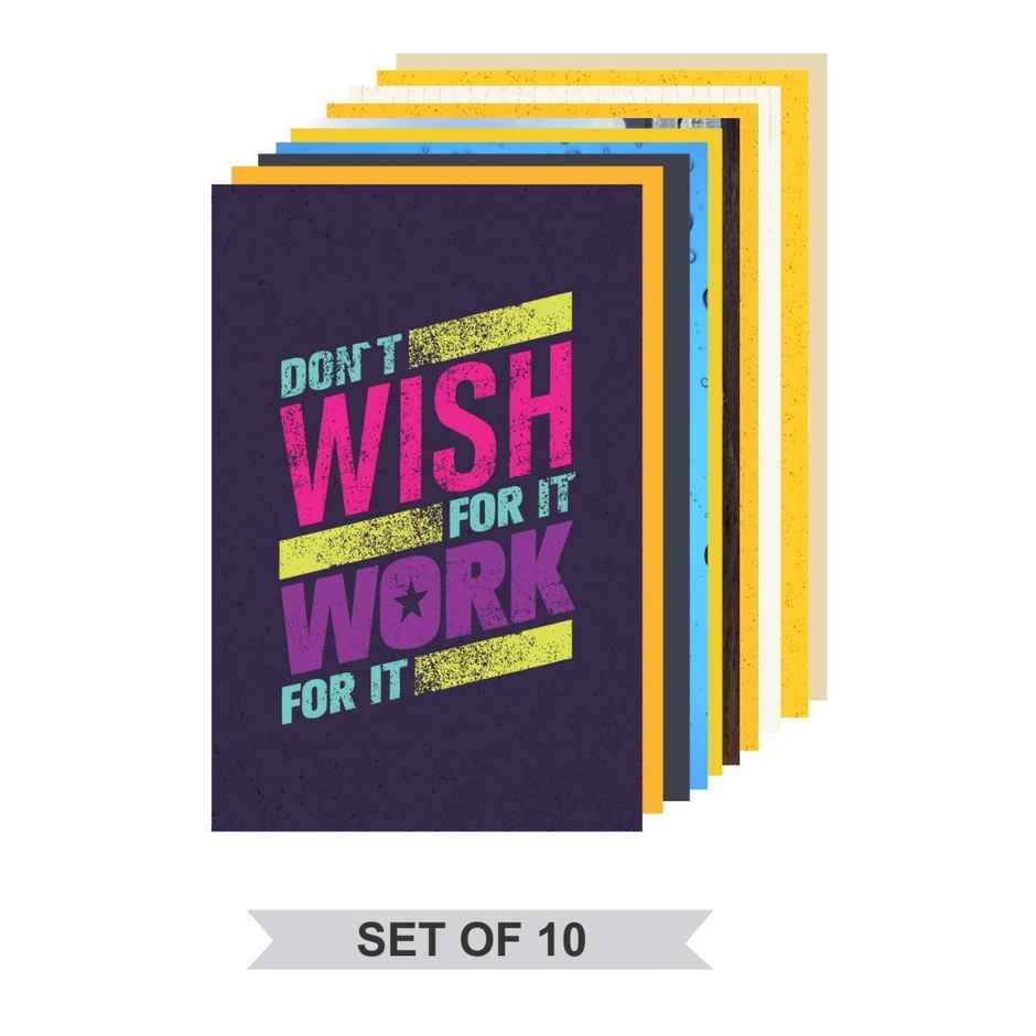 Paper Plane Design Wall Posters For Office Decor | Set of 10 | Size | 12 Inch x 18 Inch | D73