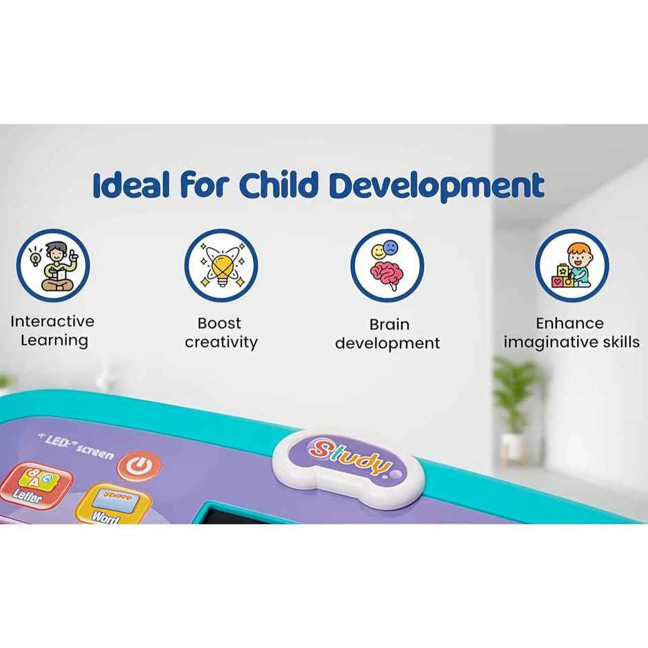 Fablue Activity Learning Laptop Piano Music Educational Toy | Multicolor | 3+ years