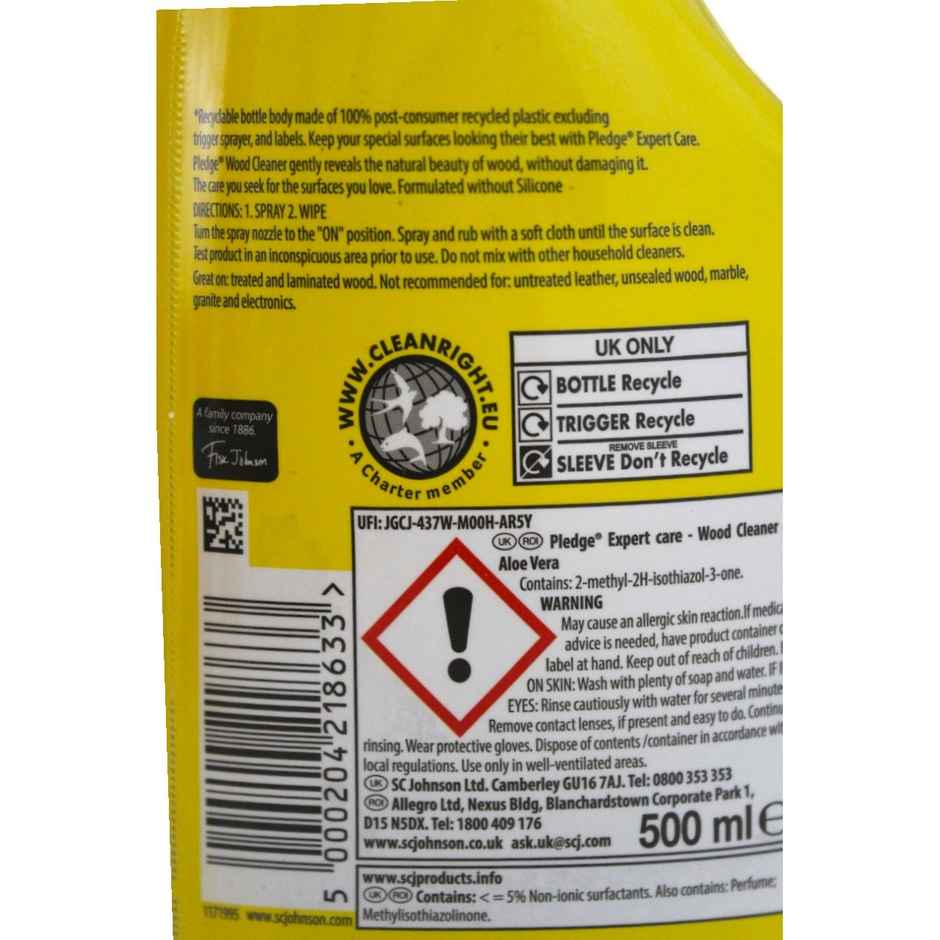 Pledge-International Expert Care Wood Cleaner Aloe Vera