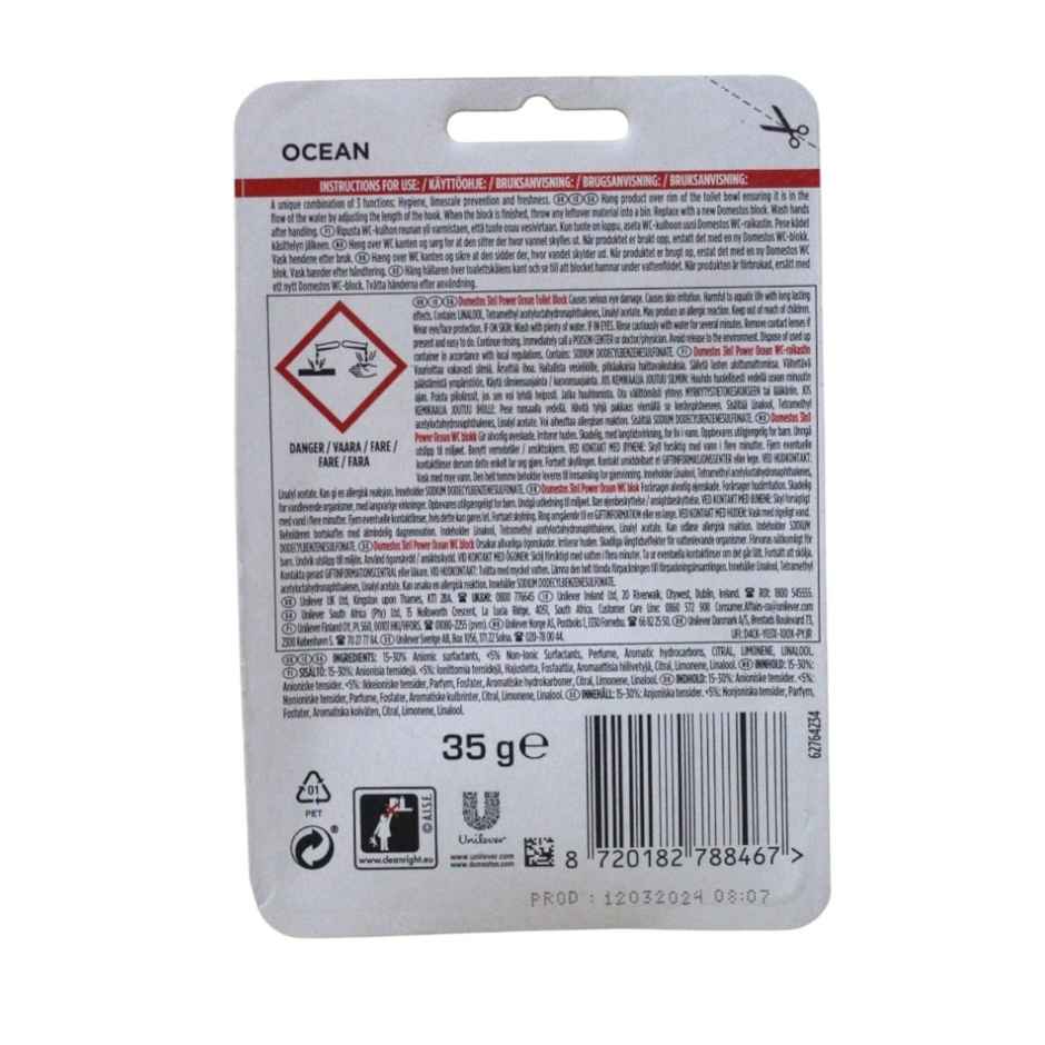 Domestos 3 In 1 Ocean Toilet Block