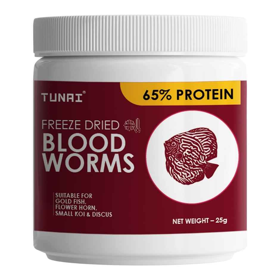 Tunai Freeze Dried Blood Worms