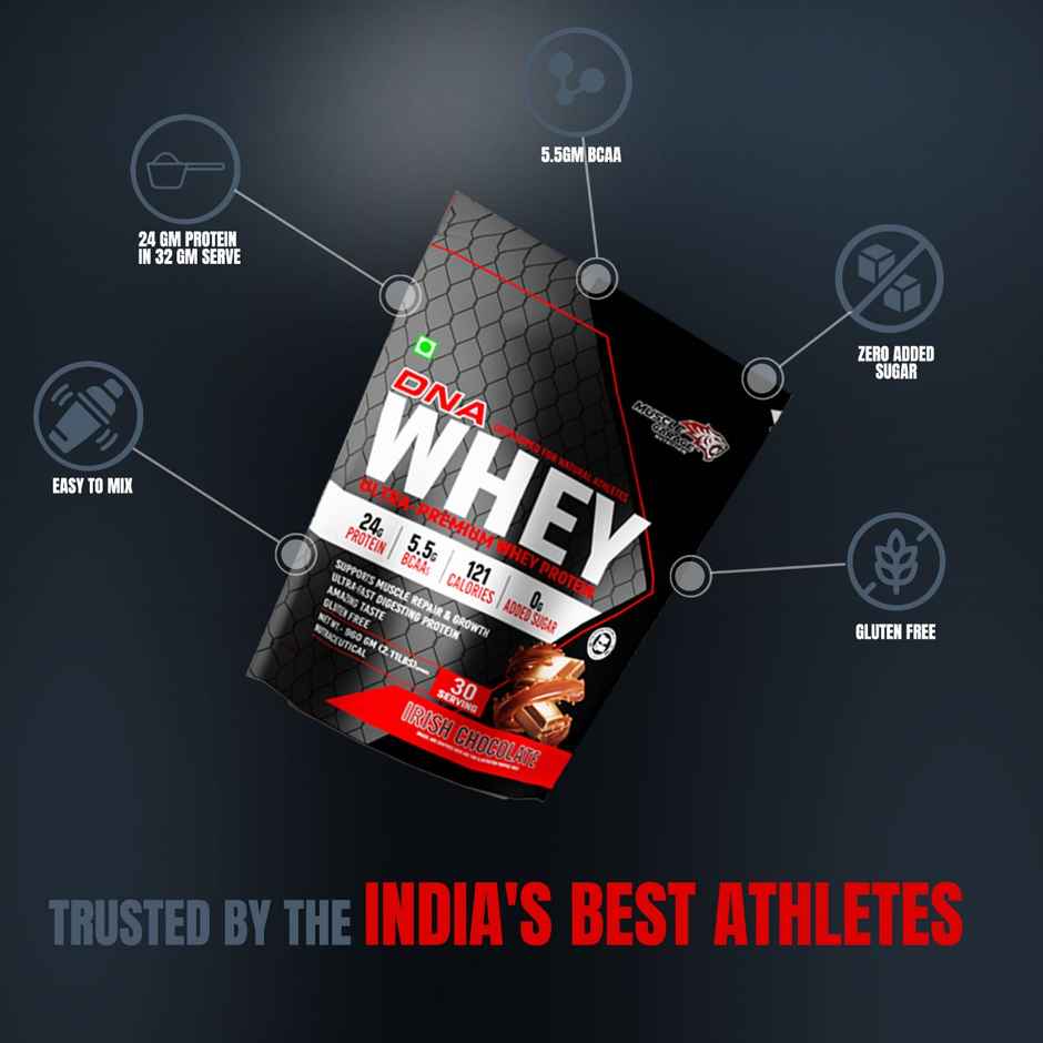 Muscle Garage Dna Ultra Premium Whey Protein | Irish Chocolate | 30 Servings