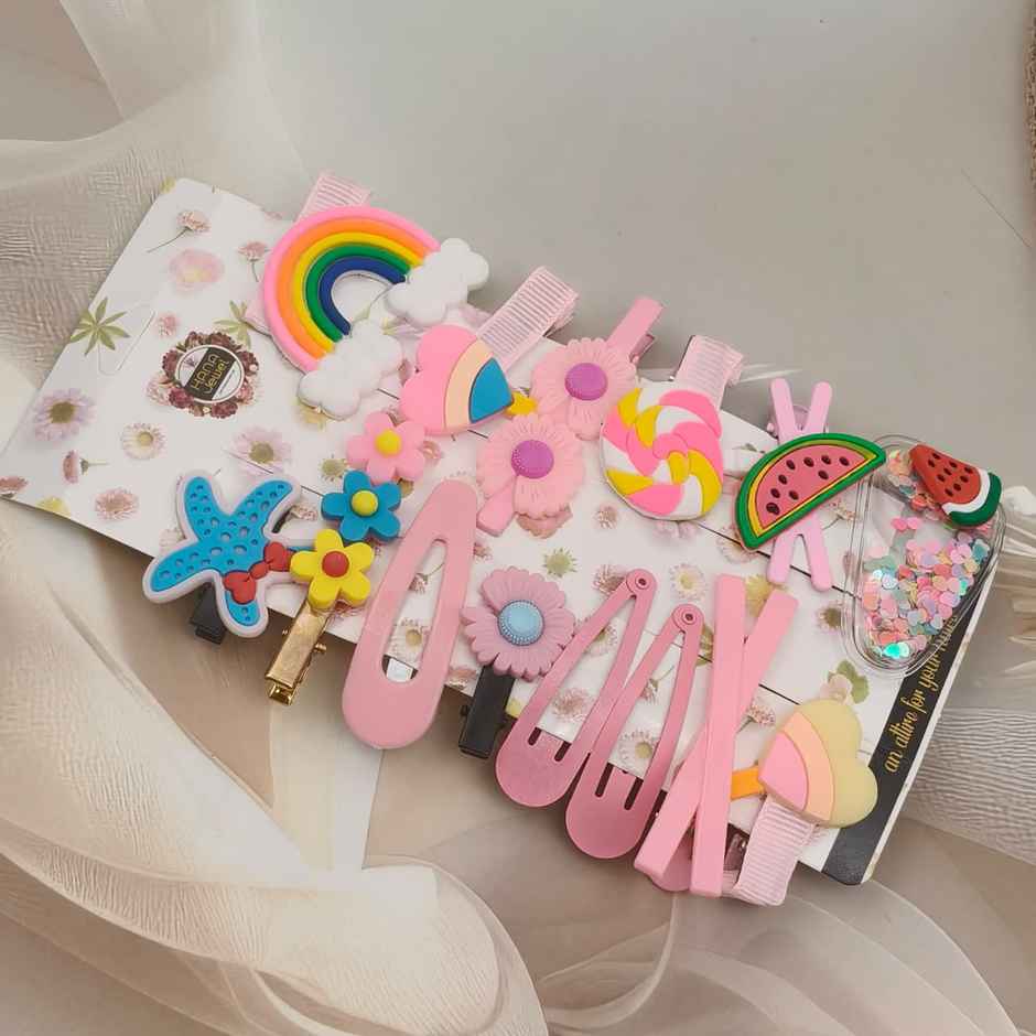 The Opal Factory Hair Accessories | Clips for Kids | Mini | Pastel Color