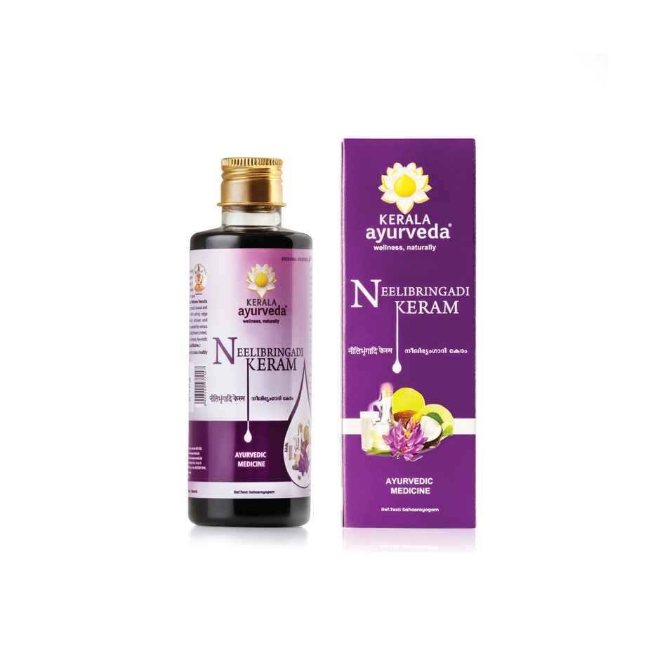 Kerala Ayurveda Neelibhringadi Hair Oil |Added Bhringraj, Amla for Hairfall Control & Hair Growth