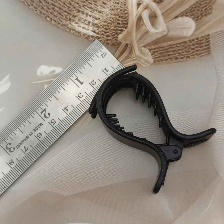 The Opal Factory Hair Accessories | Cross Medium Matte Hair Clips | Pack of 4