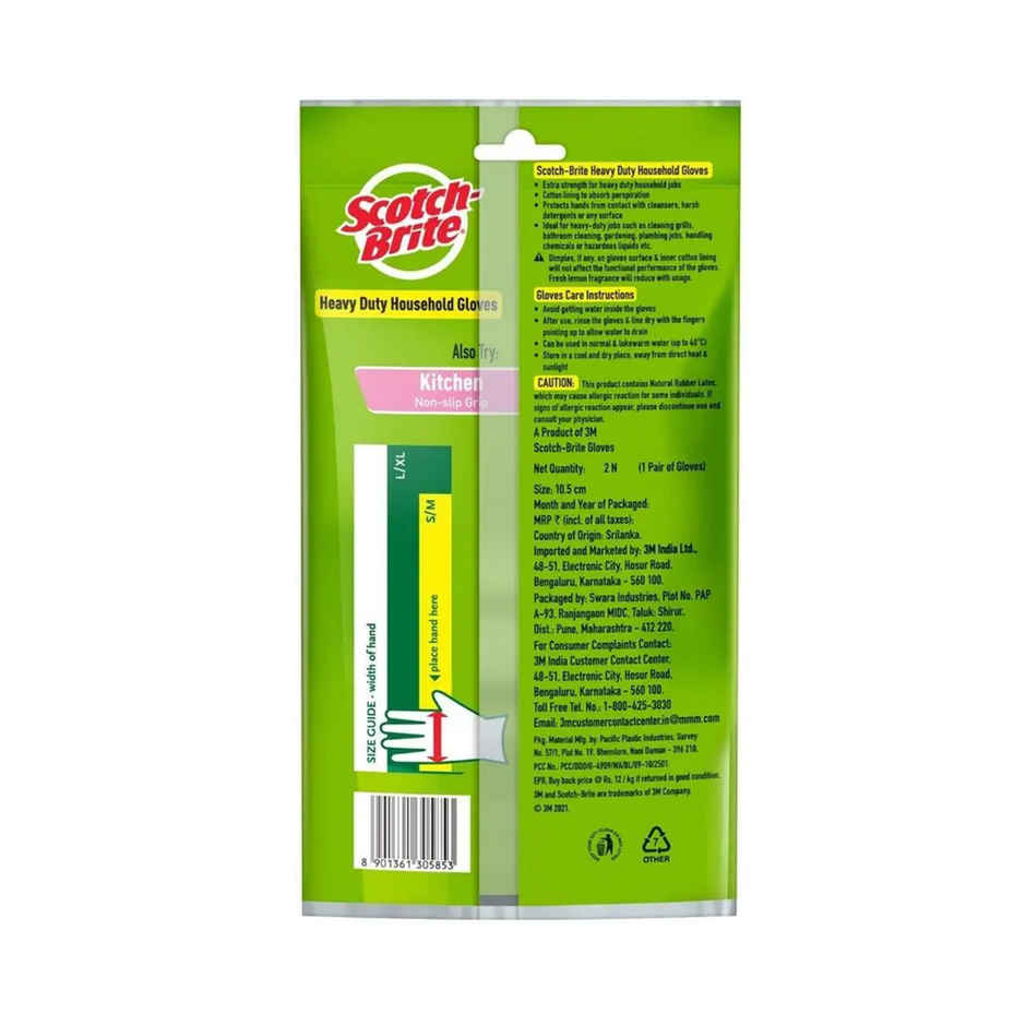 Scotch-Brite Kitchen Gloves Medium Size