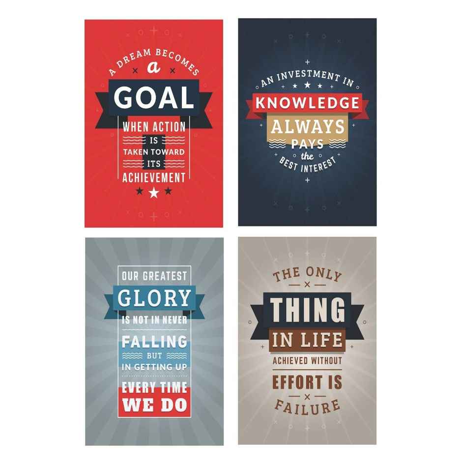 Paper Plane Design Wall Posters For Office Decor | Set of 10 | Size | 12 Inch x 18 Inch | D78