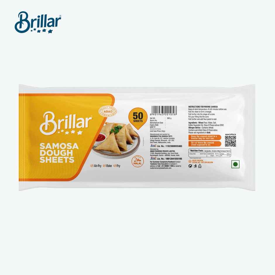 Brillar Samosa Sheets