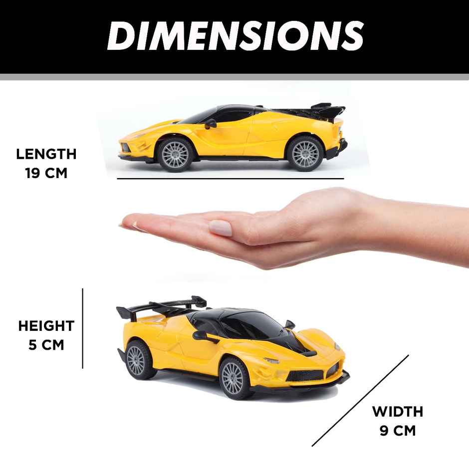 Frendo Hi Speed Remote Control Car 1:24 - Fer Yellow
