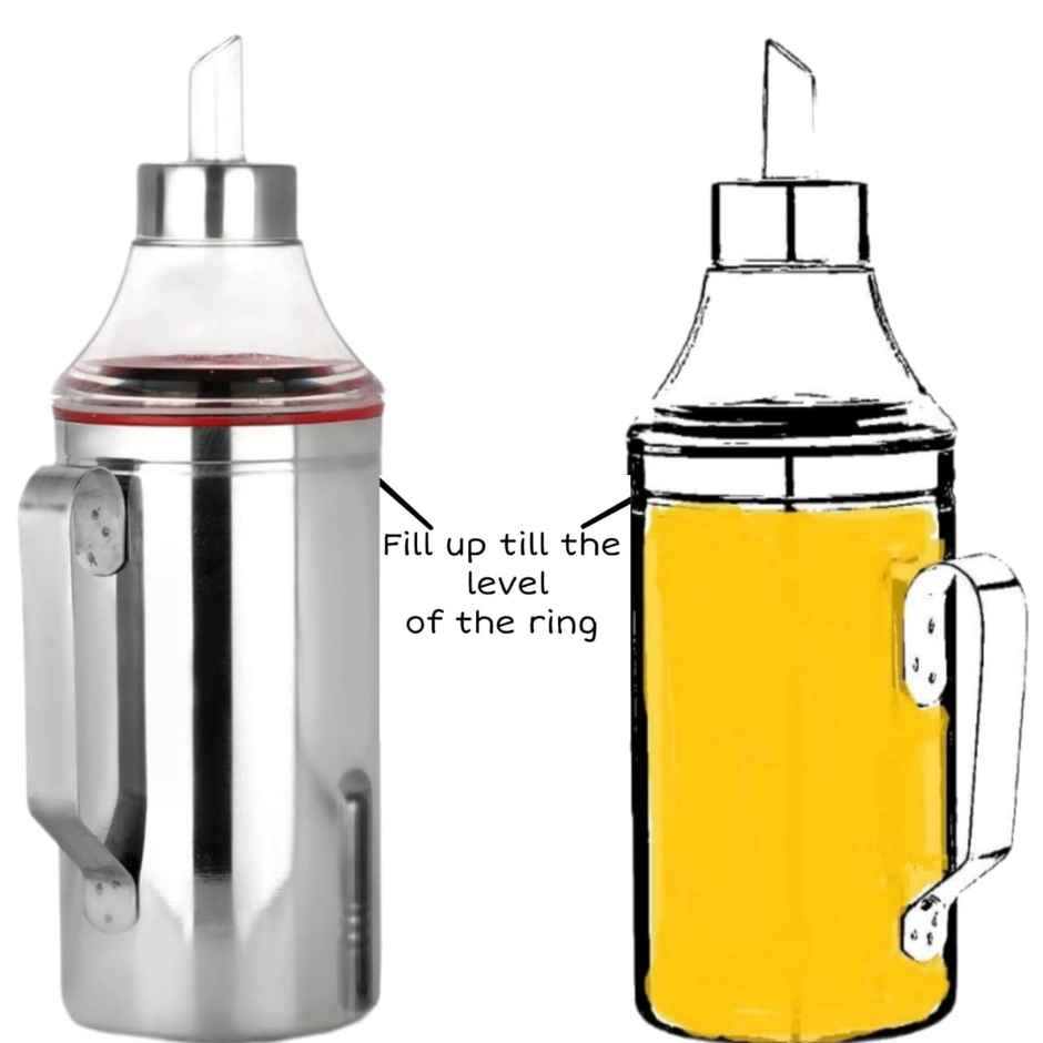 Oil Bottle With Handle - 1 Ltr