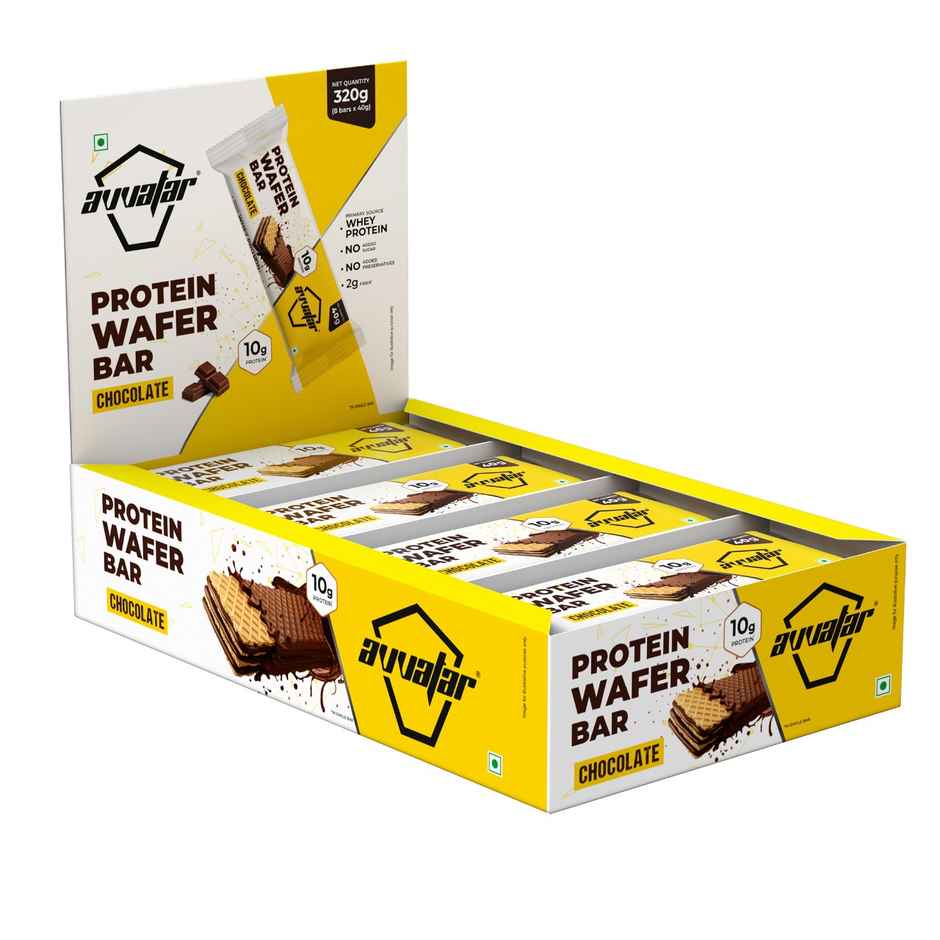 Avvatar Protein Wafer Bar | 10G Protein | Chocolate Flavour