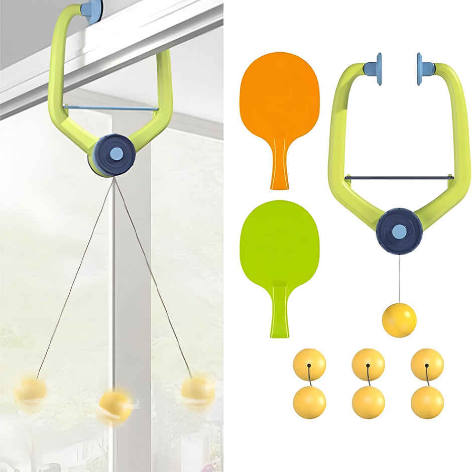 Toyshine Portable Indoor Hanging Table Tennis Adjustable Training Device