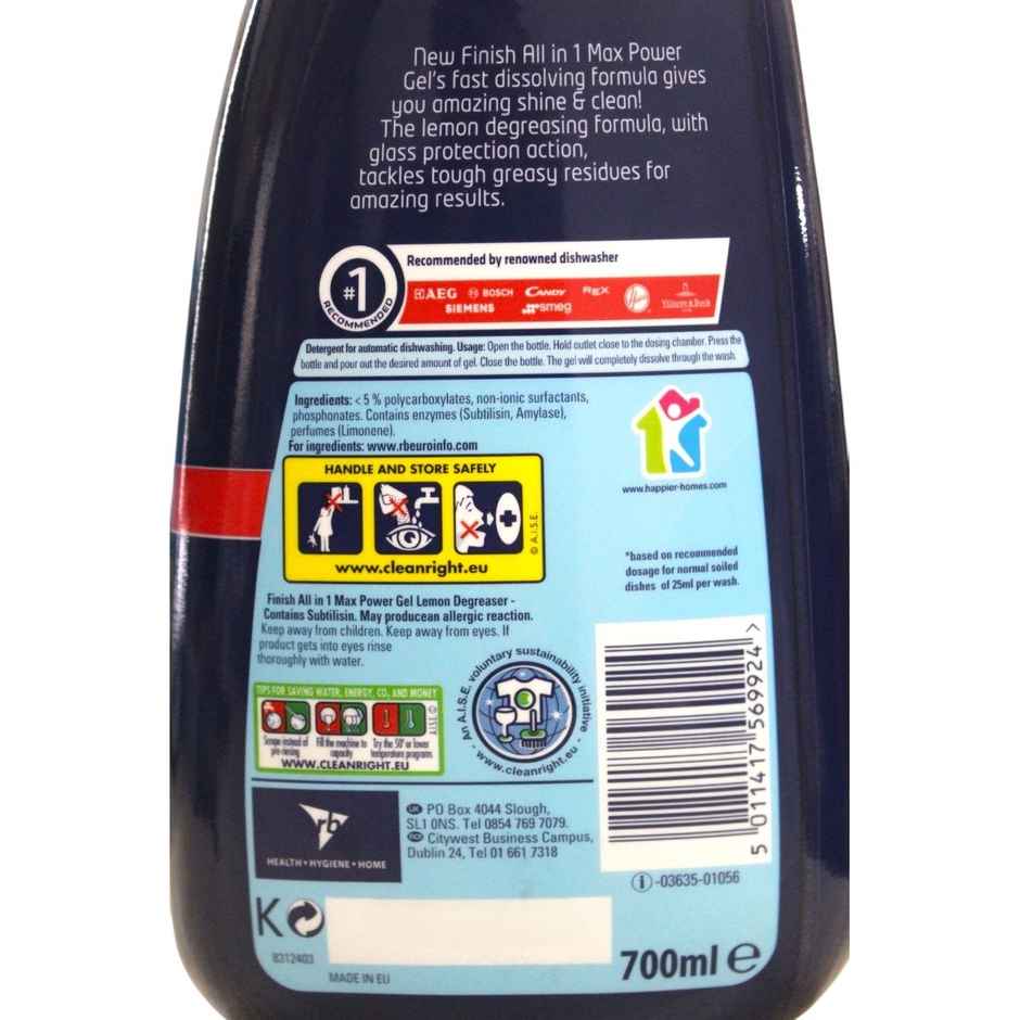 Finish-International All In Max Lemon Gel