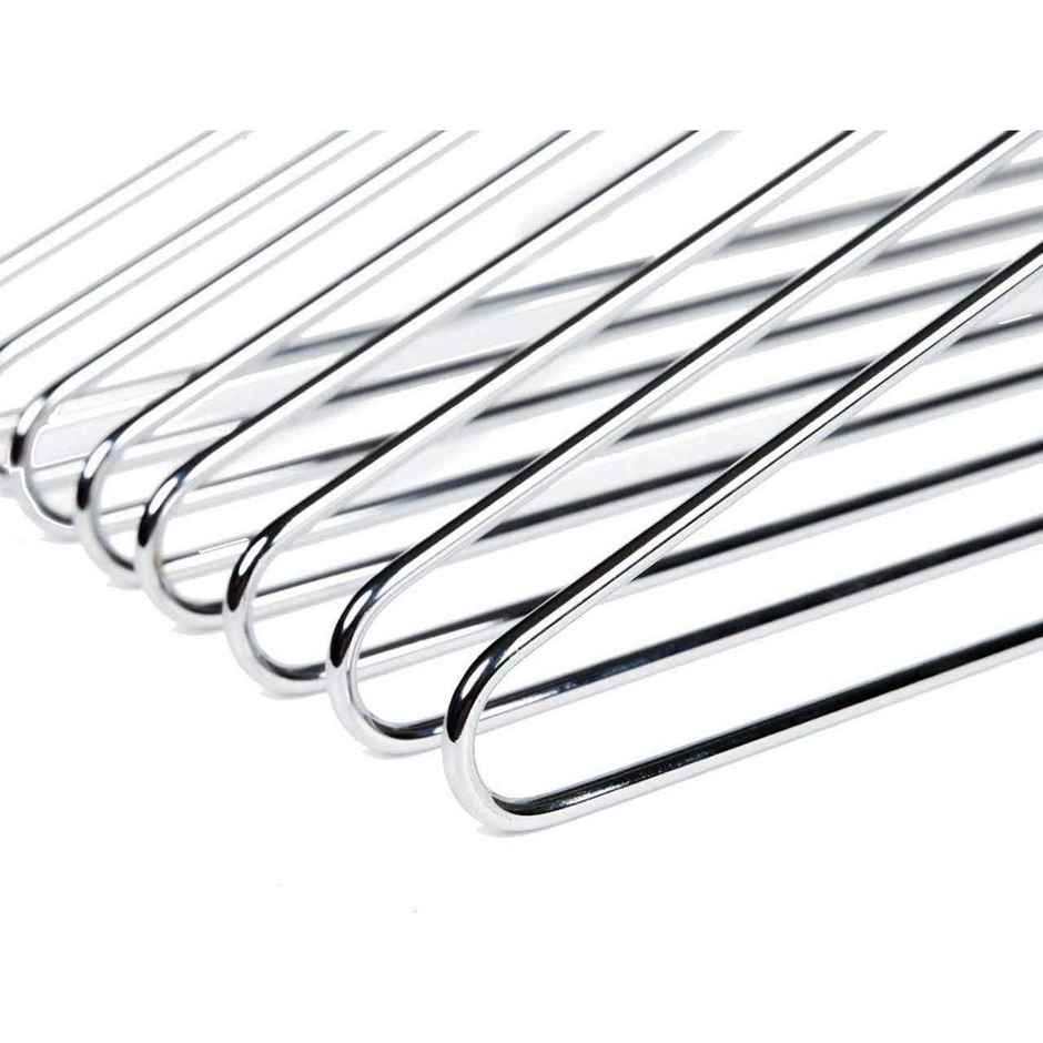 Jatin Plastic Ss Cloth Hangers | Set Of 6 | 1 Pcs