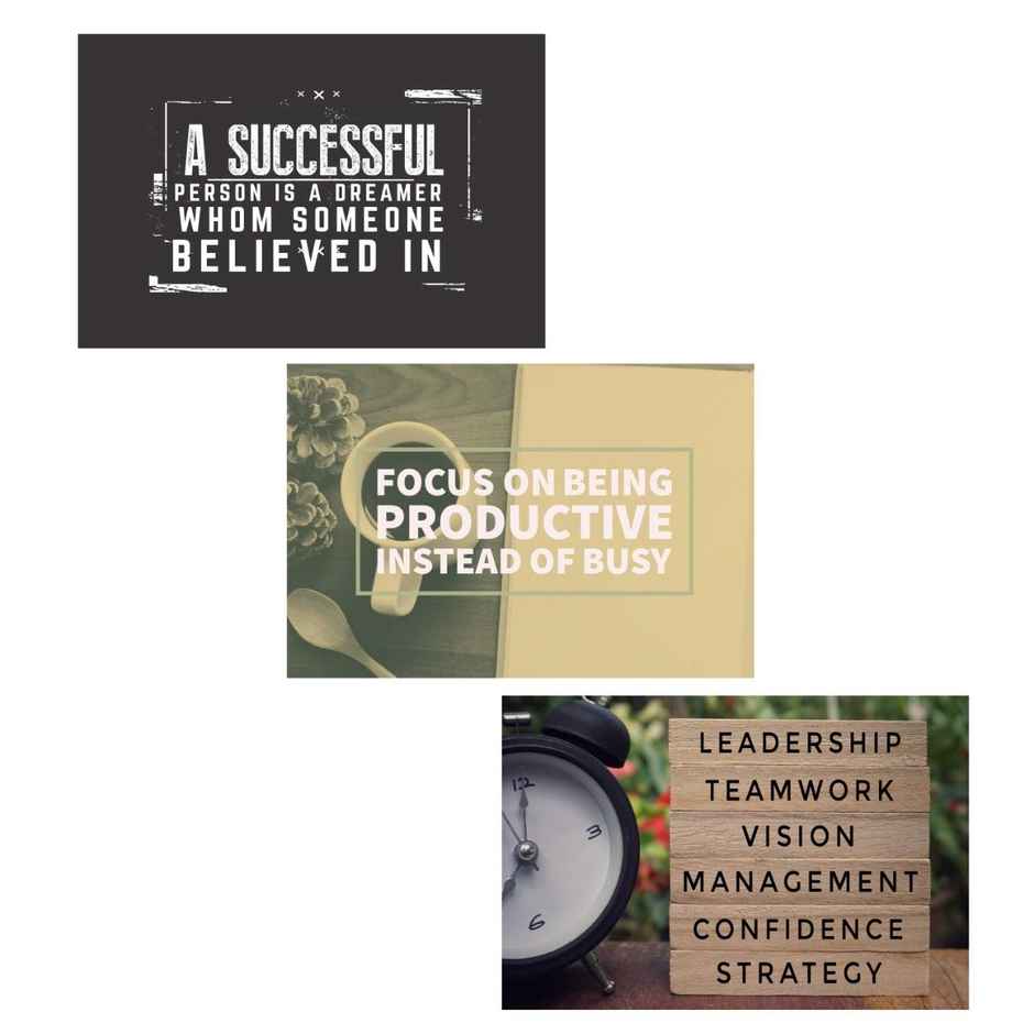 Paper Plane Design Wall Posters For Office Decor | Set of 10 | Size | 12 Inch x 18 Inch | D71