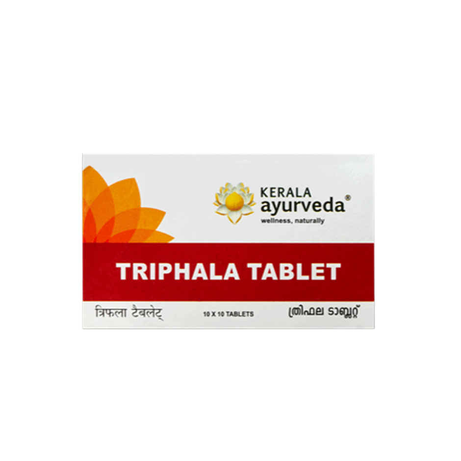 Kerala Ayurveda Triphala Tablets | Ayurvedic Gut Health & Constipation Relief | Supports Digestion
