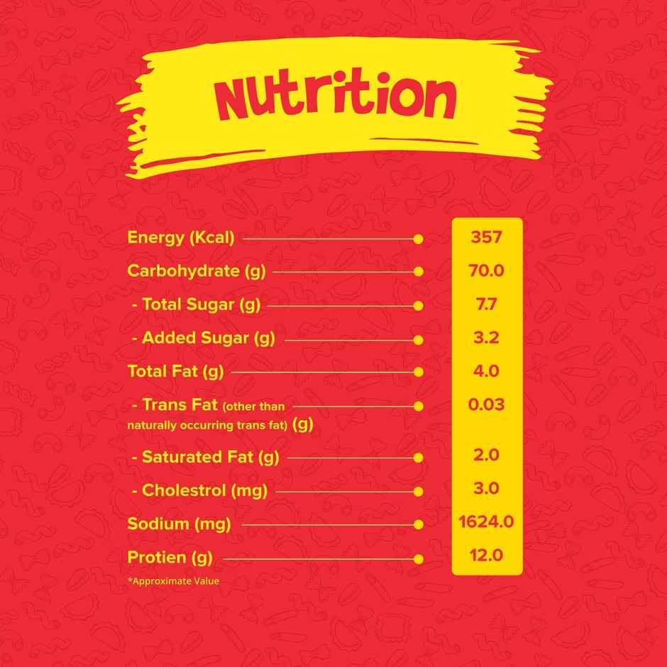 YiPPee! 100% Suji Masala Pasta Treat Combo