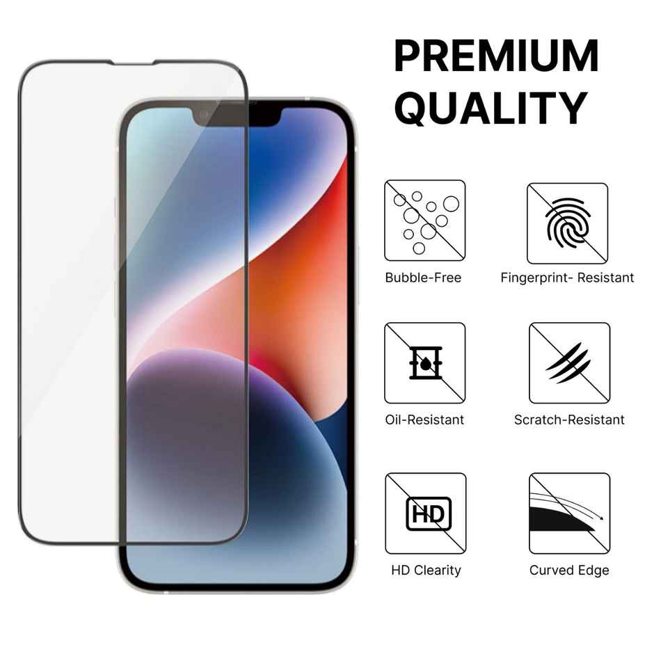 OHONESTY Privacy Tempered Glass for iPhone 16 Pro Max| Anti-Spy Screen Protector| Black