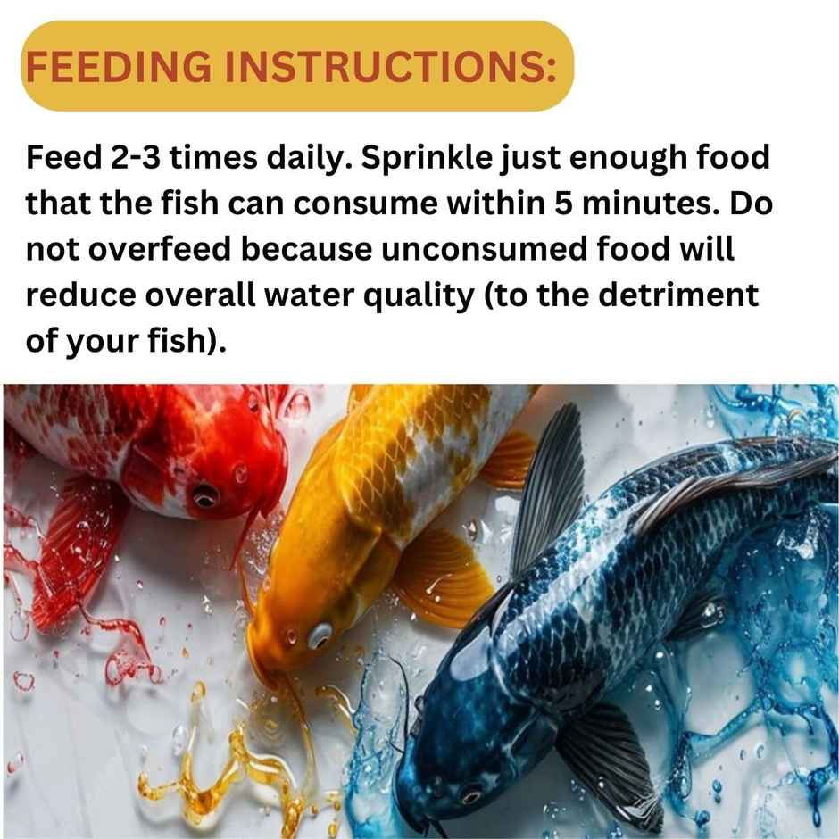 Opitmum Super Premium 3-In-1 Fish Food 800Gm (6% Spirulina)