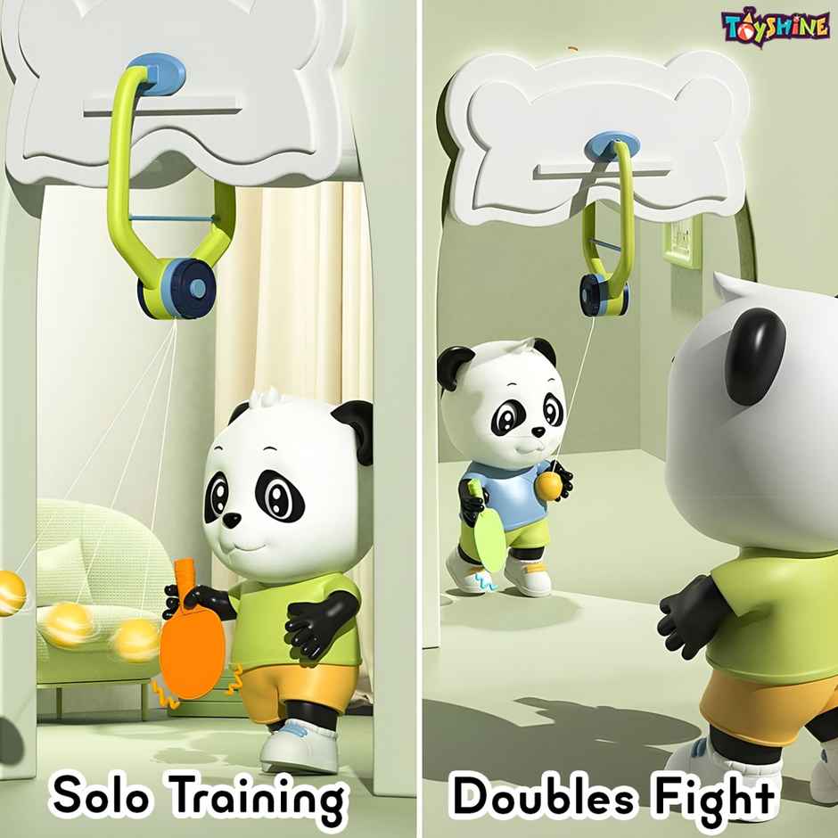 Toyshine Portable Indoor Hanging Table Tennis Adjustable Training Device