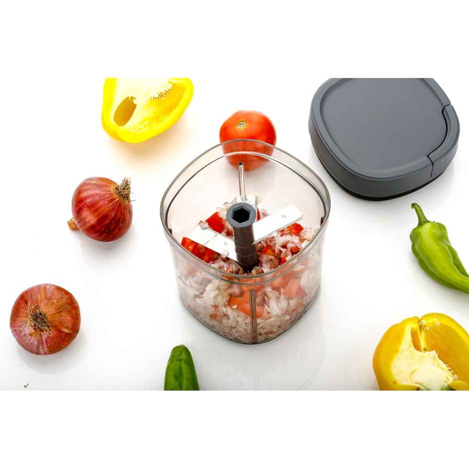 Ambition Square Air Tight Chopper 600 ml - Assorted
