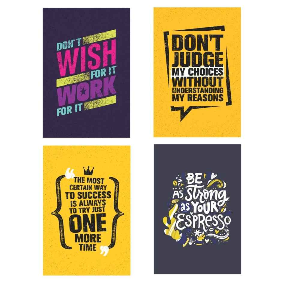 Paper Plane Design Wall Posters For Office Decor | Set of 10 | Size | 12 Inch x 18 Inch | D73