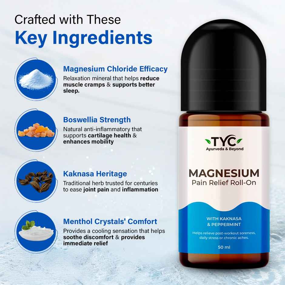 TYC Magnesium Pain Relief Rollon