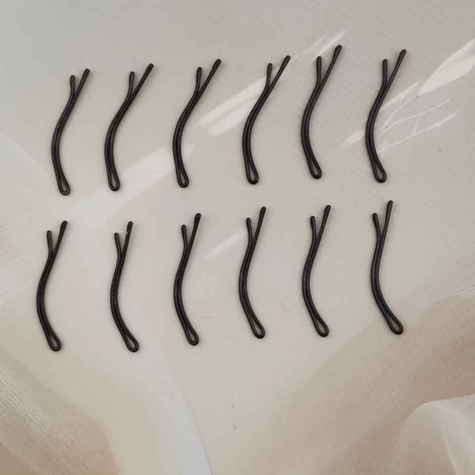 Micro Inch Mini Hair Pins for Girls and Women | Black