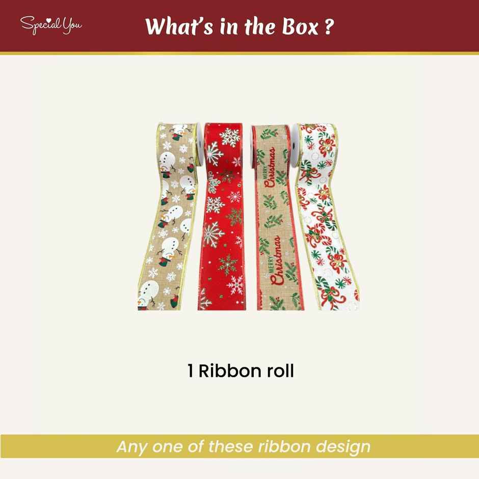 Christmas Ribbon Roll for Gift Packaging | Special You