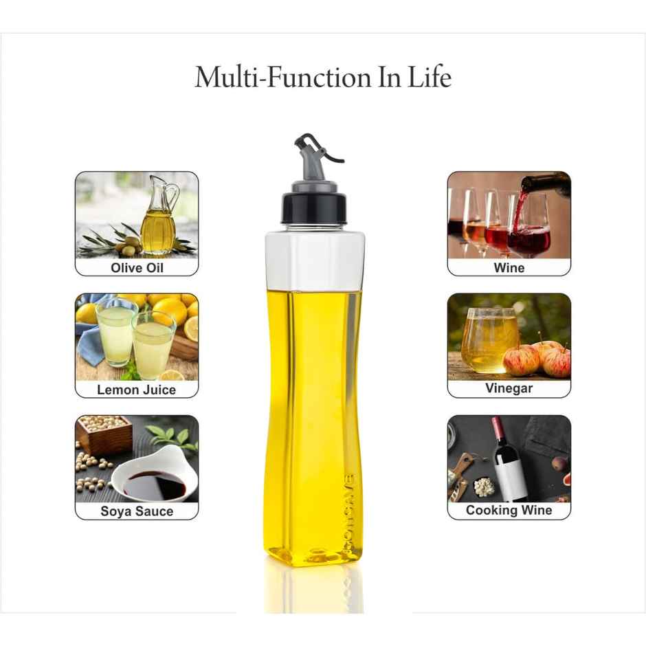 2Mech Plastic Concave Cooking Oil Dispenser | 800 ml | Set of 2