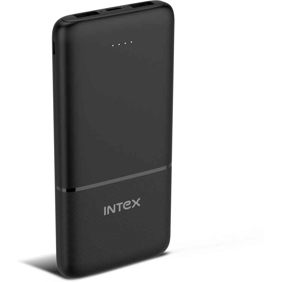 Intex 10K mAh 12W Ultra Poly Power Bank | Black