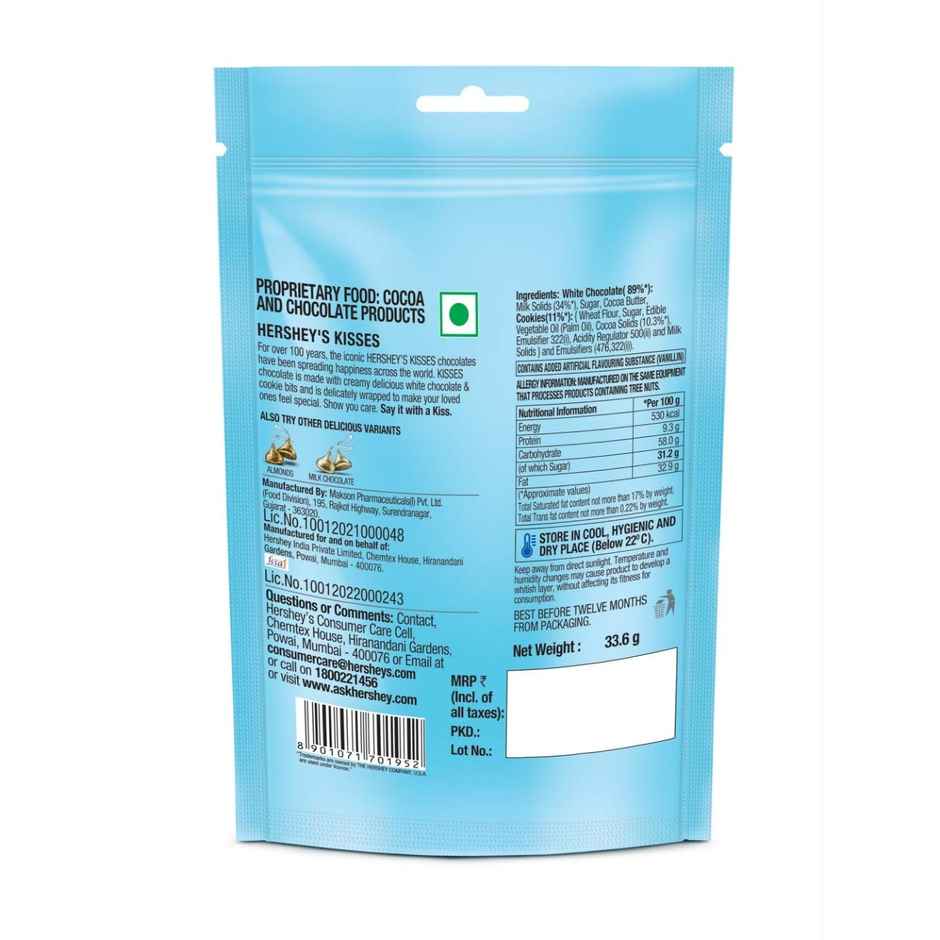 Hershey's Kisses Cookies 'N' Cream | Chocolate Share Bag