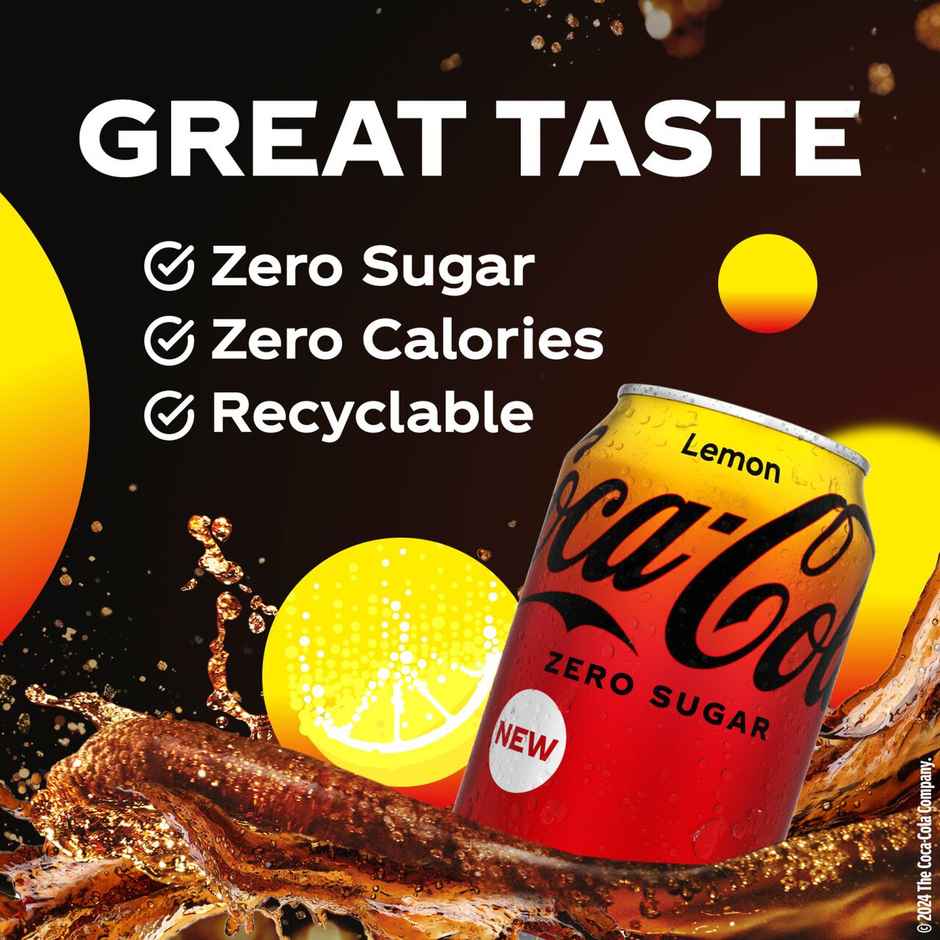 Coca-Cola Lemon Zero Sugar | Carbonated Soft Drink