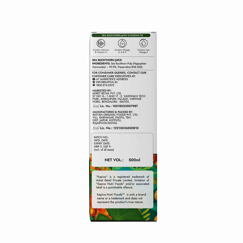 Kapiva Sea Buckthorn Juice